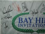 Tiger, Phil, Arnie, Plus Many Others Signed Bay Hill Embroidered Flag JSA #X65495