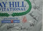 Tiger, Phil, Arnie, Plus Many Others Signed Bay Hill Embroidered Flag JSA #X65495