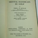 'Mental Handicaps in Golf' by Theo B. Hyslop