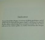 Tommy Bolt Signed Book 'The Hole Truth' - by Tommy Bolt JSA COA