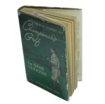 Gene Sarazen Signed Book 'Thirty Years of Championship Golf by Gene Sarazen JSA COA