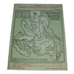 1951 Masters Tournament Saturday Pairing Sheet - Hogan Victory