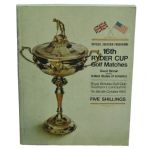 1965 Ryder Cup Golf Program