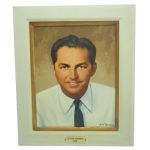 Claude Harmon Original Oil Painting Hung at Green Jacket Restaurant In Augusta