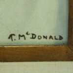 Claude Harmon Original Oil Painting Hung at Green Jacket Restaurant In Augusta