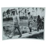 Horton Smith + Denny Shute Original 1934 Masters Invitation Golf Tournament Press Photo