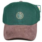 Augusta National Members Circle Patch Green Hat with Brown Bill