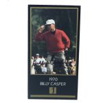 Billy Casper Signed GSV Golf Card JSA COA