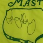 Rory McIlroy Signed 2011 Masters Embroidered Flag JSA COA