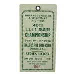 1946 US Amateur Series Ticket - Baltusrol