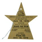 1975 US Open Full Practice Day Ticket - Medinah CC