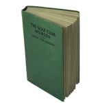 1929 Golf Book The Golf Club Murder by Owen Fox Jerome