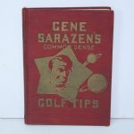 1924 Golf Book 'Common Sense Golf Tip' by Gene Sarazen