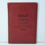 1925 Golf Book 'Golf in 6 Lessons' by C. Pette Triscott