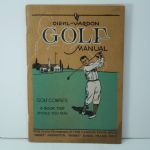 1927 Golf Book 'Golf Manual' by Vardon and Diehl
