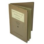 1932 Golf Book Golf Professionals Handbook of Business - US Rubber