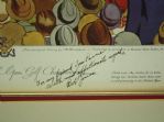 Bobby Jones Signed 1930 Currier & Ives British Open @ St. Andrews - RARE! PSA #W06405