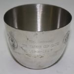 1997 Walker Cup 75th Anniversary Pewter Cup - Given to David Eger