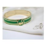 Augusta National Ladies Gold and Green Bracelet