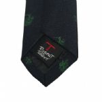 Robert Talbott Pebble Beach Designed Navy with Green Neck Tie