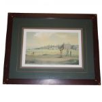Framed Historic Golf Courses by Harold Ellis - St. Andrews