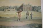 Framed 'Historic Golf Courses' by Harold Ellis - St. Andrews