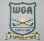 Frank Stranahan's  Pickard Western Golf Assoc. Plate - 1899-1999 - A Century of Golf