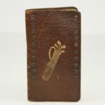 Unique and Rare Leather Golf Score Counter From Lillywhites - Piccadilly Circus - 1901