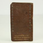 Unique and Rare Leather Golf Score Counter From Lillywhites - Piccadilly Circus - 1901