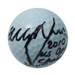 Graeme McDowell Signed Golf Ball with Open Champ Inscription JSA COA