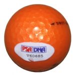 Jordan Spieth Signed Texas Orange Golf Ball PSA #V60685