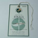1996 US Amatuer Sunday Grounds Ticket - Tiger Woods Final Amateur Victory