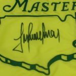 Trevor Immleman Signed 2008 Masters Embroidered Flag JSA COA