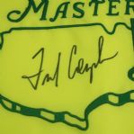 Fred Couples Signed 2011 Masters Embroidered Flag JSA COA