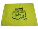 Trevor Immleman Signed 2008 Masters Embroidered Flag JSA COA