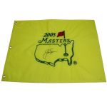 Jack Nicklaus Signed 2005 Masters Embroidered Flag JSA COA