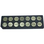 Lot of 14 Jack Fleck PGA Tour Partners Club Lifetime Member Ball Markers