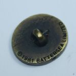 Battersea Limited Pewter Los Coyotes Buttons In Case - 1981