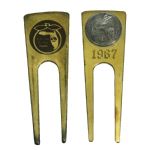 Jack Flecks 1967 and 1968 Florida Citrus Open Divot Tools
