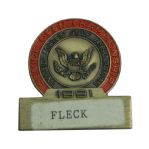 Jack Flecks 1991 Senior US Open Championship Contestant Pin