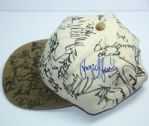 Multi-Signed Titleist Hat with Payne Stewart and Tiger Woods JSA COA