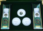 2015 Limited Edition Emerald Green Augusta National Members Box With Golf Balls Set