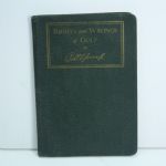 'Rights and Wrongs of Golf' - Book by Bobby Jones