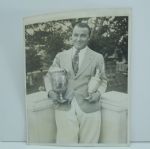 Gene Sarazen Trophy Presentation Wire Photo - Closeup 12/17/1932