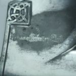 Antique WMF Art Nouveau Silver Plate Inkstand  