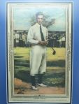 Johnny Farrell Autograph Framed with Rare 1928 Print “La Presse” Montreal, Canada JSA COA