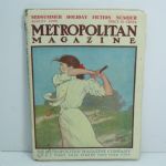 1906 Metropolitan Magazine - Blendon Campbell Artwork of Woman Golfer on Cover