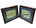 The Old Course - St. Andrew’s & Prestwick Vintage Course Maps - Framed