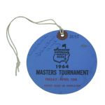 1964 Masters Friday Ticket  - Arnold Palmer Winner