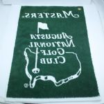 Augusta National/Masters Green and White Bag Towel